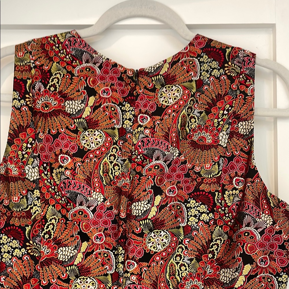 Unforgettable Tori Richard Red A-Line Midi Dress - the eye turner dress - Picture 8 of 14